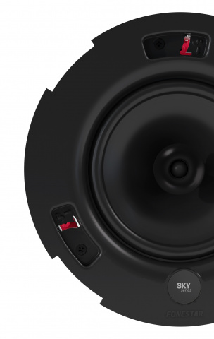 Fonestar SKY-6T - voděodolný kulatý vestavný reproduktor pro 100 V, 6" - bílý