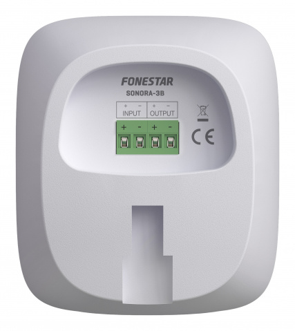 Fonestar SONORA-3B - Nástěnný reproduktor s minimalistickými rozměry, 12 W RMS, bílý