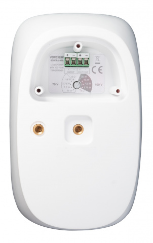 Fonestar SONORA-4TB - Dvoupásmový voděodolný 100 V reproduktor, 30 W, bílý