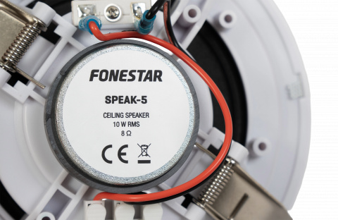 Fonestar SPEAK-5 - 5" vestavný širokopásmový kulatý stropní reproduktor (8 Ω)