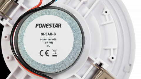 Fonestar SPEAK-6 - 6" vestavný širokopásmový kulatý stropní reproduktor (8 Ω)