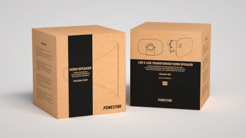 Fonestar VULKAN-31ST - Nízkoimpedanční a 100 V exponenciální reproduktor, 30 W, IP66