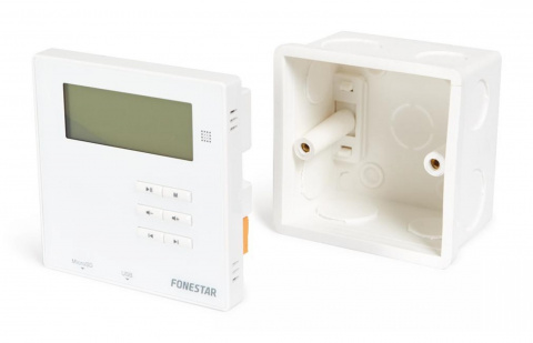 Fonestar WA-66R - Nástěnný mini zesilovač s BT / USB / MicroSD / FM, 2 x 10 W