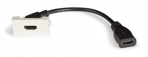 Fonestar WP-62H-02 HDMI samice do přípojného místa o velikosti 1/2 modulu