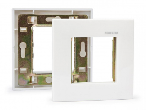 Fonestar WP-89MCH - Univerzální krycí rámeček pro přípojné místo o velikosti 1 modulu