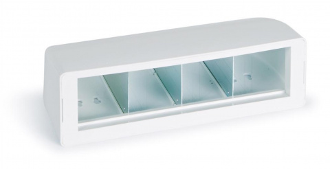 Fonestar WPB-4 - Povrchová krabička pro 4 přípojná místa k instalaci na / pod stůl atd.