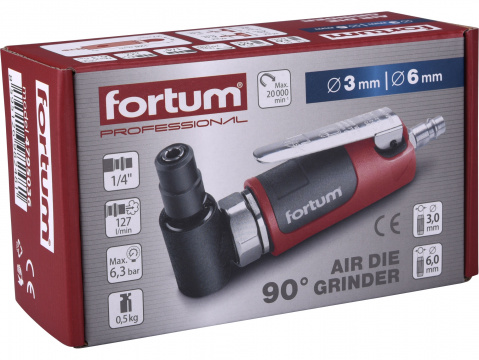 FORTUM bruska přímá 90°, pneu, MINI 4795036