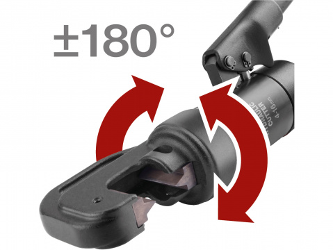 FORTUM kleště štípací hydraulické pákové, rozsah střihu 4-16mm, 430mm 4900172