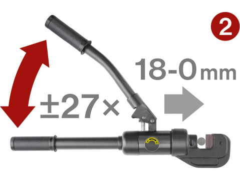 FORTUM kleště štípací hydraulické pákové, rozsah střihu 4-16mm, 430mm 4900172