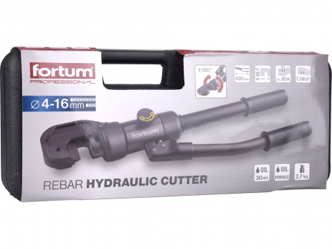FORTUM kleště štípací hydraulické pákové, rozsah střihu 4-16mm, 430mm 4900172