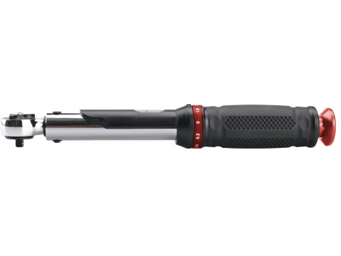 FORTUM Klíč momentový se stupnicí, 72 zubů, 1/4", 5-25Nm, CrV