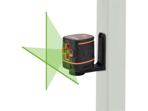 FORTUM Křížový laser zelený paprsek, samonivelační 4780208