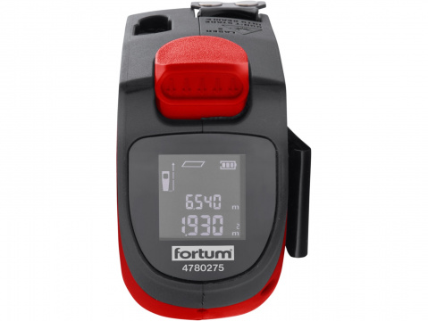 FORTUM metr laserový 40m v kombinaci s 5m svinovacím, laser: 0,129 - 40m 4780275