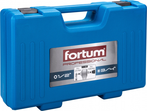 FORTUM násobič momentu, sada 5ks, 1/2"F x 3/4"M 4704021
