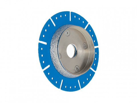 GEKO Diamantový kotouč pro řezání a srážení hran PVC trubek, 125 mm, řezací ohraňovací