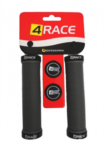 gripy 4RACE  2x Lock 130mm šedé