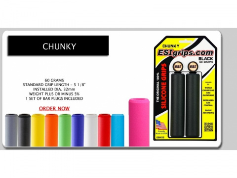 gripy ESI Chunky černé