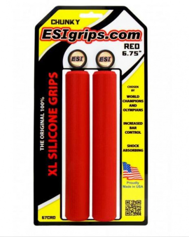 gripy ESI XL Chunky červené