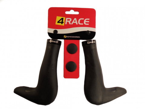 gripy+rohy 4RACE 113mm, černé