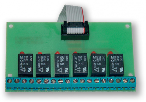 GSM expander VT-02 - OUTPUTS - 6xRELÉ VÝSTUP