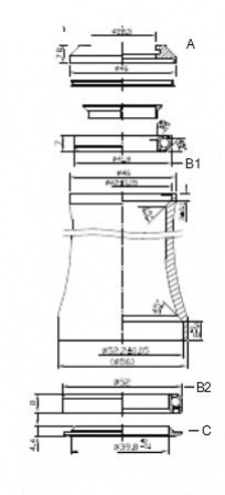 hlavové složení XLC HS-I11 AH semi 1 1/8“ černé