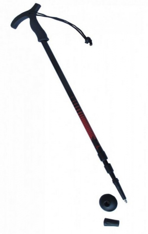 hůl HAVEN špacírka 1ks černo/červená