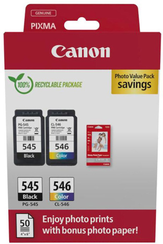 Inkoustová cartridge Canon PG-545, Pixma MG2450, 2550, black, originál