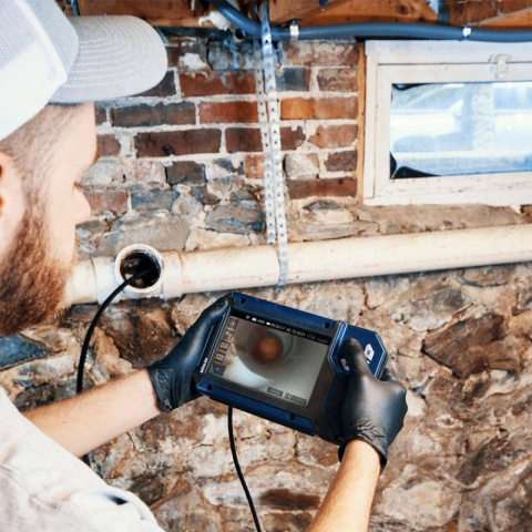 Inspekční kamera Wöhler VIS 750 HD INT  -  hlavice Ø 40 mm | délka 40 m