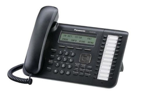 IP terminál kancelářský KX-NT543X-B pro KX-NS500/1000, černý