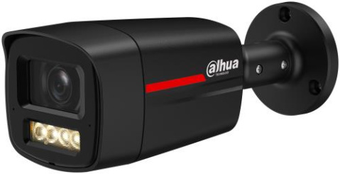 IPC-HFW2249TL-S-LED-0280B-PROX-BLK - černá 2Mpix, 30m bílé LED, WizColor X, integrovaný duální mikrofon