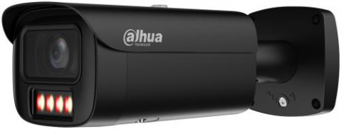 IPC-HFW5859E1-Z4E-IL-B - 8-32 mm - černá 8Mpix, 120m IR a 80m bílé LED, AcuPick, SMD 4.0, ePoE, alarm I/O, MIC, antivandal