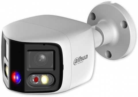 IPC-PFW3849S-A180-E2-AS - 2,8 mm - 8Mpix, panorama 180°, dual 25m IR, 20m bílé LED, aktivní zastrašení