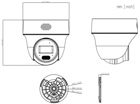 IPC-PT1439H-PV - 2,8 mm - 4Mpix PT, 30 m bílé LED, Entry Series, mikrofon, detekce osob,perimetr
