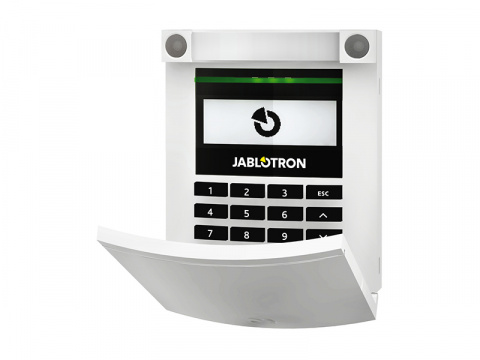 JA-114E - bílá-WH - sběrnic. příst. mod. s LCD, kláv. a RFID