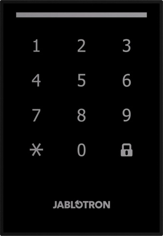 JA-121E-BK - černá - dotyková klávesnice s RFID / MF