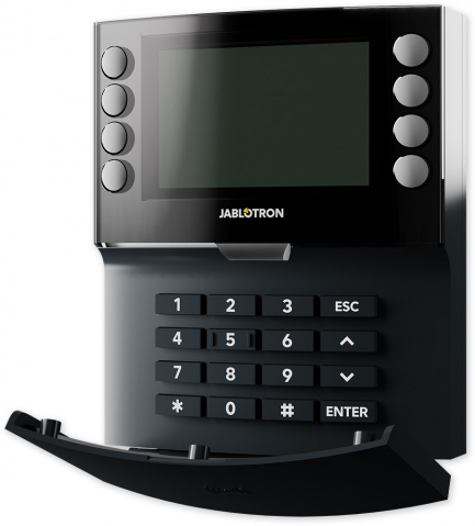 JA-155E-AN* - antracitová - bezdr. čtyřsegment. kláv. s LCD a RFID