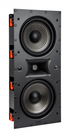 JBL STUDIO 6-66LCR - dvoupásmový vestavný reproduktor, 2 x 6,5"- bílý - obdélník, 50 W RMS