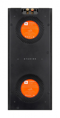 JBL STUDIO 6-66LCR - dvoupásmový vestavný reproduktor, 2 x 6,5"- bílý - obdélník, 50 W RMS