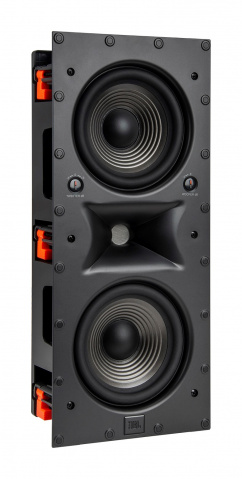 JBL STUDIO 6-88LCR - dvoupásmový vestavný reproduktor, 2 x 8"- bílý - obdélník, 120 W RMS
