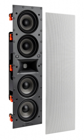 JBL STUDIO 6 THEATER - dvoupásmový vestavný reproduktor, 4 x 5,25"- bílý - obdélník