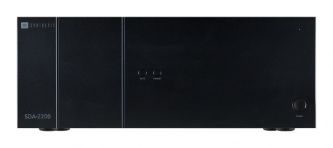 JBL Synthesis SDA-2200 - 2-kanálový výkonový zesilovač, 2 x 220 W, třída G, XLR, DANTE