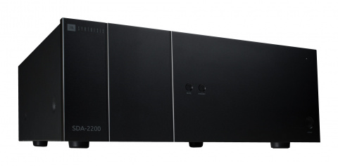 JBL Synthesis SDA-2200 - 2-kanálový výkonový zesilovač, 2 x 220 W, třída G, XLR, DANTE
