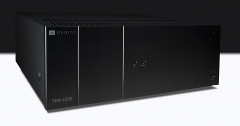 JBL Synthesis SDA-2200 - 2-kanálový výkonový zesilovač, 2 x 220 W, třída G, XLR, DANTE