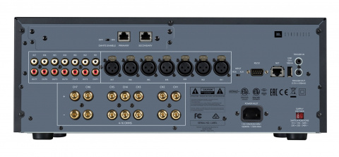 JBL Synthesis SDA-7120 - 7-kanálový výkonový zesilovač, 7 x 100 W, třída G, XLR, DANTE