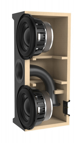 JBL Synthesis SSW-2 - duální vestavný pasivní subwoofer,, 2 x 12"