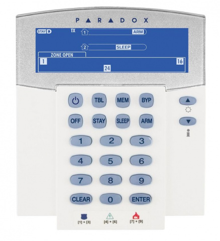 K38 - 868 - bezdrátová ICON LCD