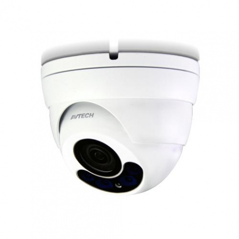 Kamerový set 1x AVTECH NVR AVH2109AX a 4x 2MPX Motorzoom IP Dome kamera AVTECH DGM2443SVSE + 4x Kabel UTP 1x RJ45 - 1x RJ45 Cat5e 15m!