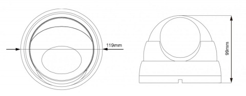 Kamerový set 1x AVTECH NVR AVH2109AX a 4x 2MPX Motorzoom IP Dome kamera AVTECH DGM2443SVSE + 4x Kabel UTP 1x RJ45 - 1x RJ45 Cat5e 15m!