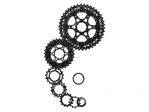 kazeta SunRace CSMS3TAY 10 11-42z BLACK
