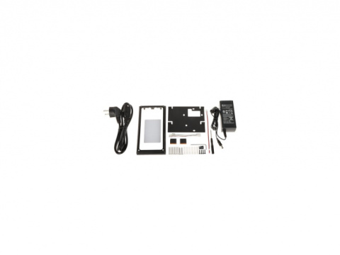 Kit IP videotelefonu Hikvision DS-KIS604-S(C), bytový monitor + dveřní stanice + switch + microSD